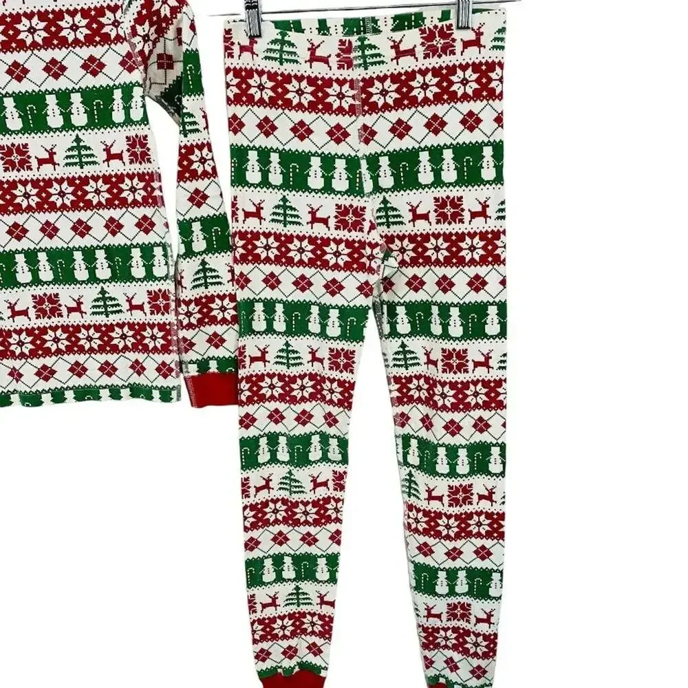 Hanna Andersson Fair Isle Holiday Pajama Set Unisex Kids 160 / 14